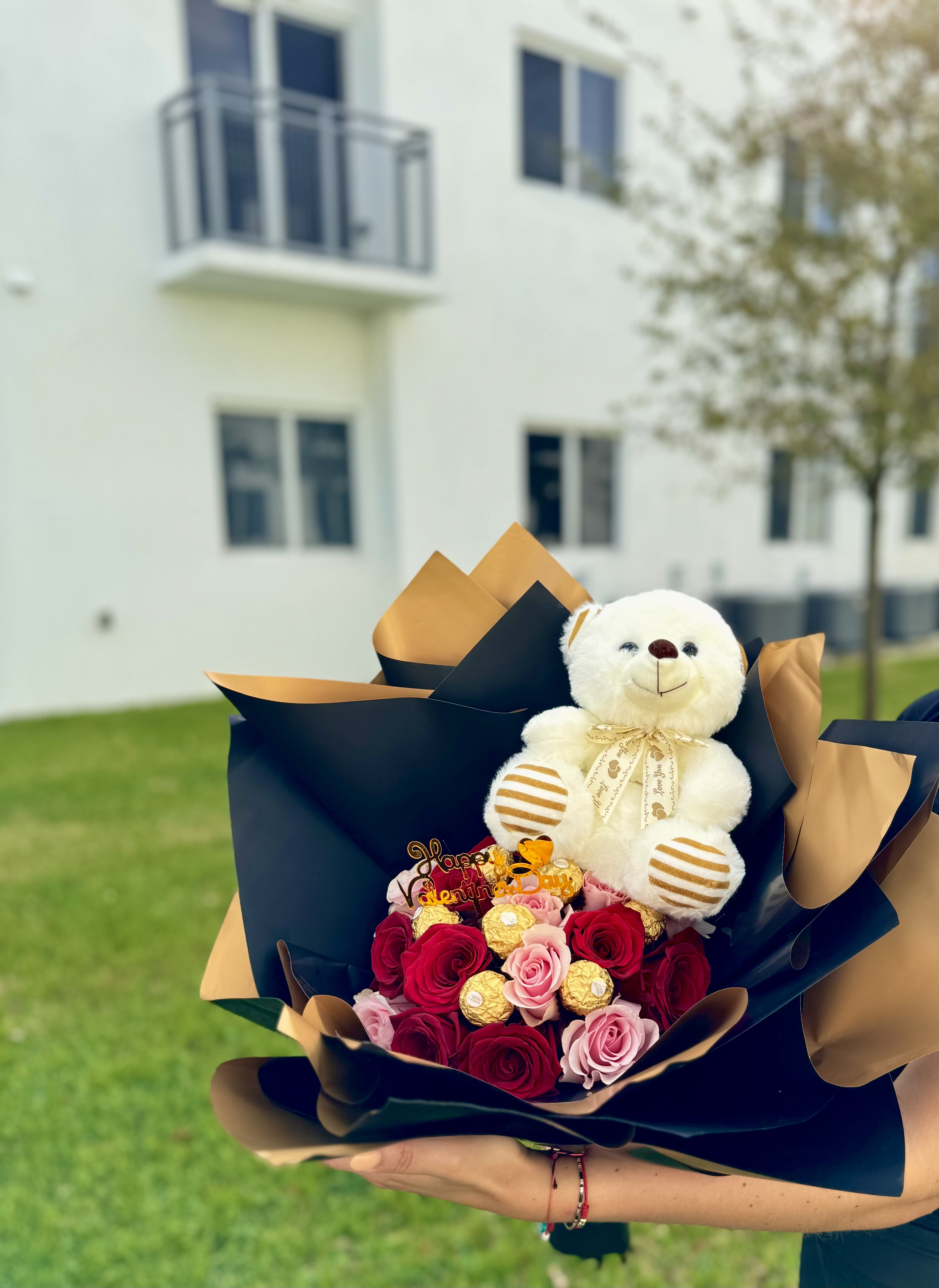 Sweet Bouquet + Teddy Bear